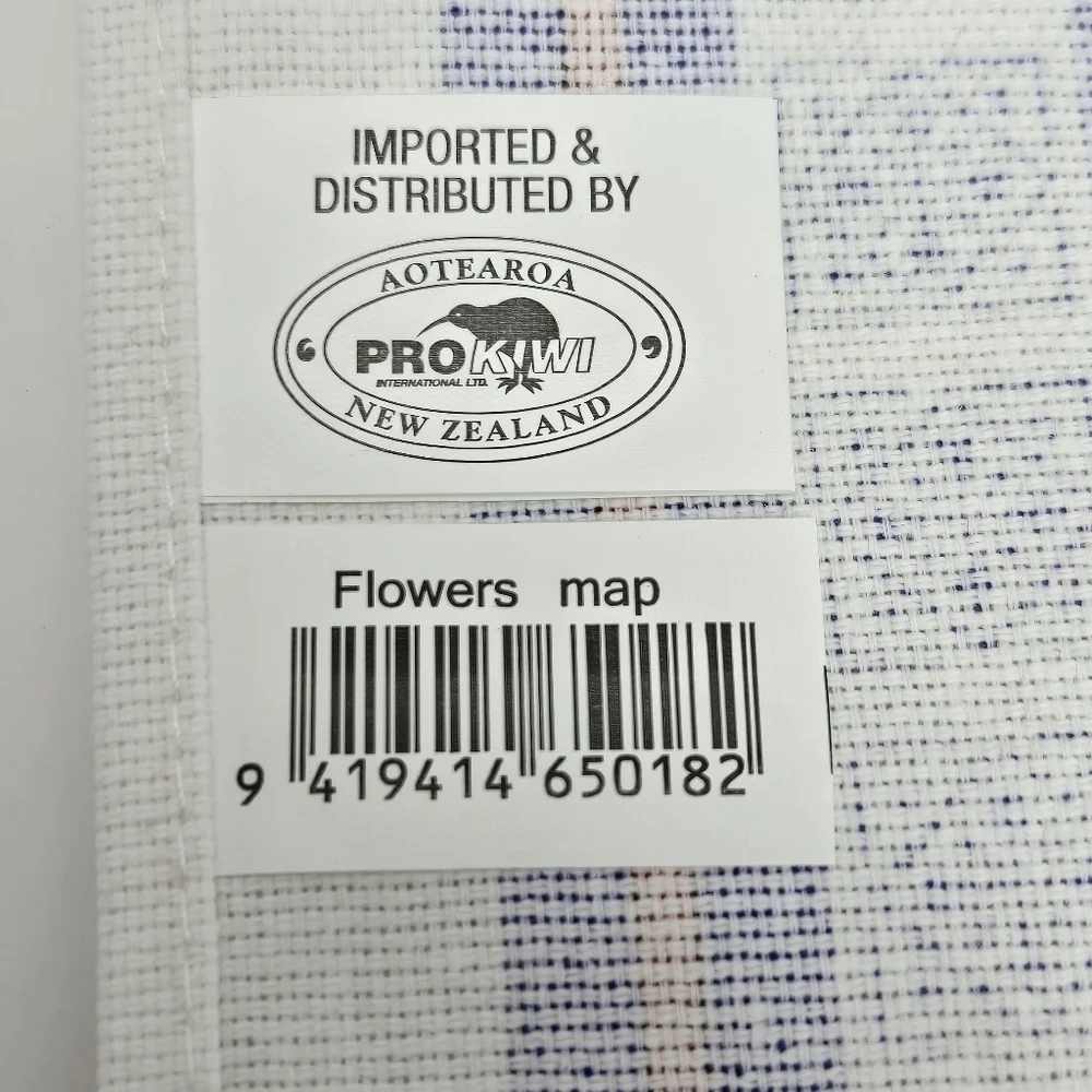 NWT NEW ZEALAND COTTON KITCHEN TOWEL SET OF 2 NATIVE FLOWERS DISH TOWELS DECOR
